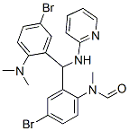 N-(4-BROMO-2-[(5-BROMO-2-DIMETHYLAMINO-PHENYL)-(PYRIDIN-2-YLAMINO)-METHYL]-PHENYL)-N-METHYL-FORMAMIDE 구조식 이미지