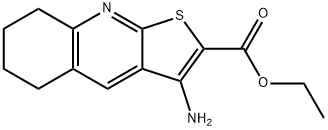 3-Amino-5,6,7,8-tetrahydro-thieno[2,3-b]quinoline-2-carboxylic acid ethyl ester Structure