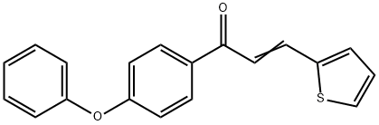 (E)-1-(4-phenoxyphenyl)-3-(2-thienyl)-2-propen-1-one Structure