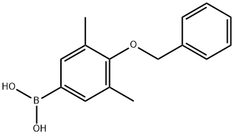 4-Benzyloxy-3,5-dimethylphenylboronic acid Structure