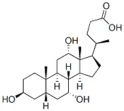 (3b,5b,7a,12a)-3,7,12-trihydroxy-Cholan-24-oic acid Structure