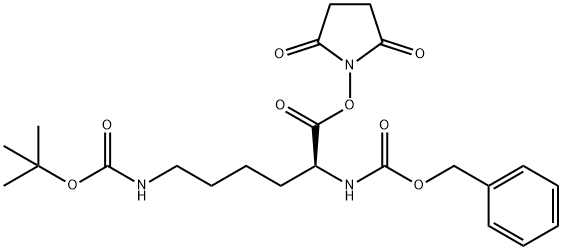 Z-LYS(BOC)-OSU 구조식 이미지