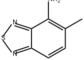 5-메틸-2,1,3-벤조티아디아졸-4-아민(염분데이터:무료) 구조식 이미지