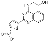 4-(2-HYDROXYETHYLAMINO)-2-(5-NITRO-2-THIENYL)-QUINAZOLINE Structure