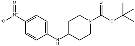 tert-butyl 4-(4-nitroanilino)tetrahydro-1(2H)-pyridinecarboxylate Structure