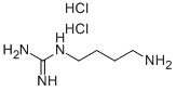 1-아미노-4-구아니디노부탄2HCL 구조식 이미지