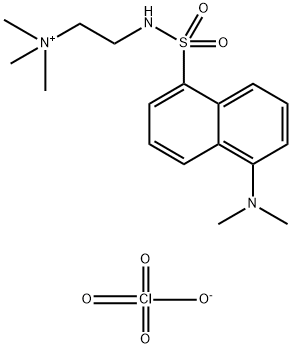 (DANSYLAMINOETHYL)-TRIMETHYLAMMONIUM PERCHLORATE Structure