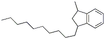 1-decyl-3-methylindan Structure