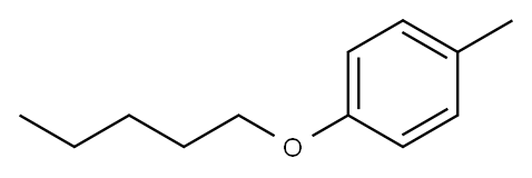 p-(pentyloxy)toluene Structure
