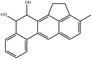 11,12-Dihydro-3-methyl-11,12-cholanthrenediol Structure