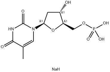 Thymidine-5'-monophosphate disodium salt Structure