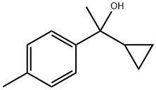 alpha-cyclopropyl-alpha-4-dimethylbenzyl alcohol  구조식 이미지
