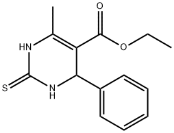 ETHYL 6-METHYL-4-PHENYL-2-THIOXO-1,2,3,4-TETRAHYDROPYRIMIDINE-5-CARBOXYLATE 구조식 이미지