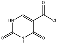 5-피리미딘카보닐클로라이드,1,2,3,4-테트라하이드로-2,4-디옥소-(7CI,8CI,9CI) 구조식 이미지