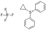 CYCLOPROPYLDIPHENYLSULFONIUM TETRAFLUOROBORATE Structure