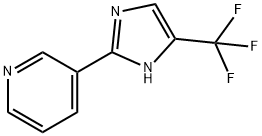 3-(4-트리플루오로메틸-1H-이미다졸-2-일)피리딘 구조식 이미지