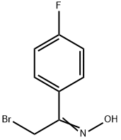 2-브로모-1-(4-플루오로페닐)-1-에타논옥심 구조식 이미지