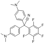 BIS(4-N,N-DIMETHYLAMINOPHENYL)-(2,3,4,5,6-PENTAFLUOROPHENYL) ACETONITRILE 구조식 이미지