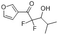 1-Pentanone, 2,2-difluoro-1-(3-furanyl)-3-hydroxy-4-methyl- (9CI) 구조식 이미지