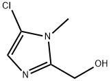 (5-클로로-1-메틸-1H-이미다졸-2-일)메탄올 구조식 이미지