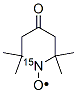 4-OXO-2,2,6,6-TETRAMETHYLPIPERIDINE-1-15N-1-OXYL Structure