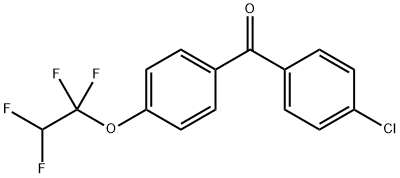 4-클로로-[4′-(1,1,2,2-테트라플루오로에톡시)]벤조페논 구조식 이미지