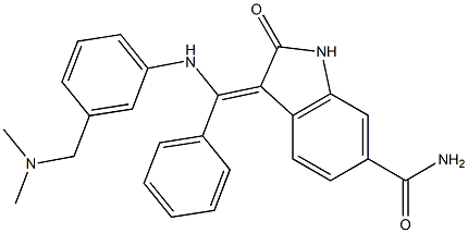 334949-59-6 (3Z)-3-[[[3-[(Dimethylamino)methyl]phenyl]amino]phenylmethylene]-2,3-dihydro-2-oxo-1H-indole-6-carboxamide