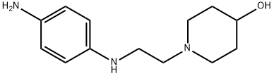 1-[2-[(4-AMINOPHENYL)AMINO]ETHYL]-4-PIPERIDINOL 구조식 이미지