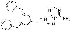 9-[4-(Benzyloxy)-3-[(benzyloxy)methyl]butyl]-9H-purin-6-amine Structure