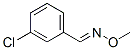 3-Chlorobenzaldehyde O-methyl oxime Structure