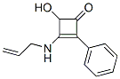 2-Cyclobuten-1-one, 4-hydroxy-2-phenyl-3-(2-propenylamino)- (9CI) Structure