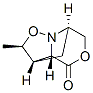 3,7-Methanoisoxazolo[3,2-c][1,4]oxazin-4(2H)-one,tetrahydro-2-methyl-,(2R,3S,3aS,7R,8R)-(9CI) 구조식 이미지