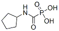 Phosphonic acid, [(cyclopentylamino)carbonyl]- (9CI) Structure