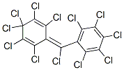 1,2,3,4,5-Pentachloro-6-[chloro(2,3,4,4,5,6-hexachloro-2,5-cyclohexadien-1-ylidene)methyl]benzene 구조식 이미지