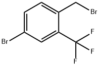 4-broMo-1-(broMoMethyl)-2-(trifluoroMethyl)benzene Structure