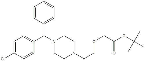 tert-Butyl Cetirizine Structure
