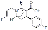 (E)-N-(1-Iodoprop-1-en-3-yl)-3-beta-(4-fluorophenyl)-nortropane-2-beta-carboxylic acid Structure