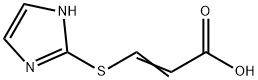 2-Propenoic  acid,  3-(1H-imidazol-2-ylthio)- Structure