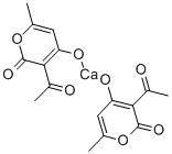 bis(3-acetyl-6-methyl-2H-pyran-2,4(3H)-dionato)calcium 구조식 이미지