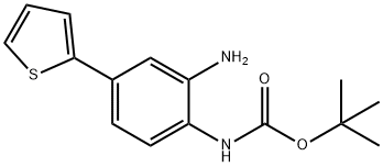 카르바믹산,N-[2-aMino-4-(2-티에닐)페닐]-,1,1-디메틸에틸에스테르 구조식 이미지