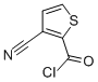 2-Thiophenecarbonyl chloride, 3-cyano- (9CI) Structure