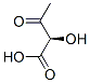 Butanoic acid, 2-hydroxy-3-oxo-, (2R)- (9CI) Structure