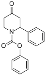 PHENYL 2-PHENYL-4-OXOPIPERIDINE-1-CARBOXYLATE Structure