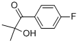 1-(P-FLUOROPHENYL)-2-HYDROXY-2-METHYL-1-PROPANONE Structure