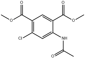 diMethyl 4-acetaMido-6-chloroisophthalate Structure