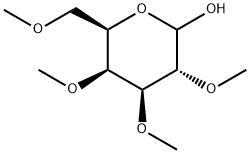 Galactopyranose, 2,3,4,6-tetra-O-methyl-, D- Structure