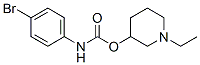 p-브로모카르바닐산1-에틸-3-피페리디닐에스테르 구조식 이미지