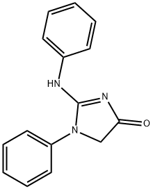 2-ANILINO-1-PHENYLIMIDAZOLIN-4-ONE 구조식 이미지