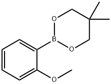 2-(2-Methoxyphenyl)-5,5-dimethyl-1,3,2-dioxaborinane 구조식 이미지