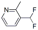 Pyridine, 3-(difluoromethyl)-2-methyl- (9CI) Structure